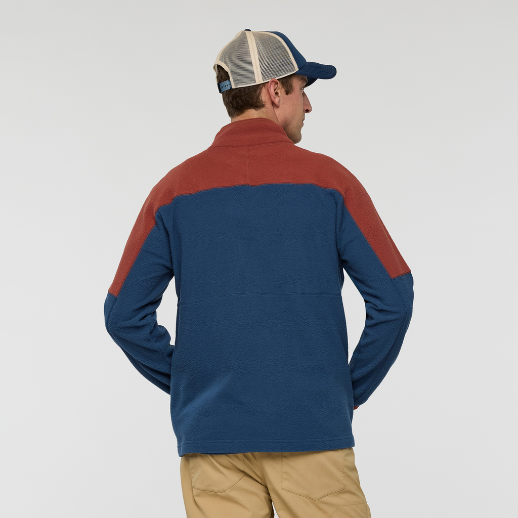 Férfi polár dzseki, Abrazo Fleece Full-Zip Jacket, szerecsendió és mélytengeri